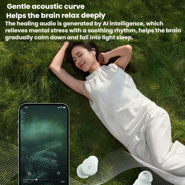 ANKER SoundCore Sleep A30 Active Noise Reduction Bluetooth Wireless Earphones(White) - Bluetooth Earphone by ANKER | Online Shopping UK | buy2fix