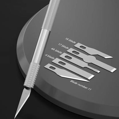 MaAnt M077 150pcs /Box Double-sided Flat Blade Cell Phone Repair Back Cover Removal Artistic Engraving Knife Blade, Spec: No. 4 - Others by MaAnt | Online Shopping UK | buy2fix