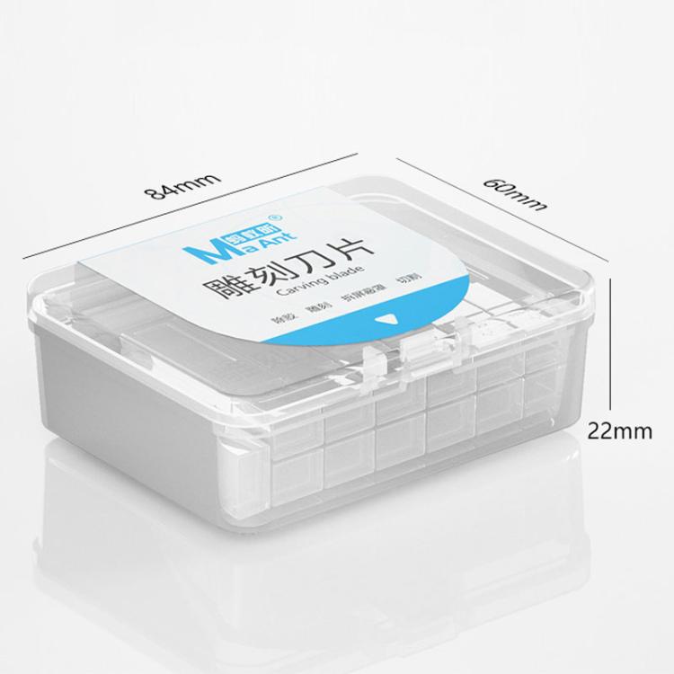MaAnt M077 150pcs /Box Double-sided Flat Blade Cell Phone Repair Back Cover Removal Artistic Engraving Knife Blade, Spec: No. 16 - Others by MaAnt | Online Shopping UK | buy2fix