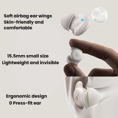 ANKER SoundCore Sleep A20 Wireless Bluetooth Noise Reduction Sleeping Earphones(Beige) - TWS Earphone by ANKER | Online Shopping UK | buy2fix