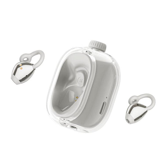 150 Languages AI Translation Wireless Clip Ear Bluetooth Earphone(Gray)