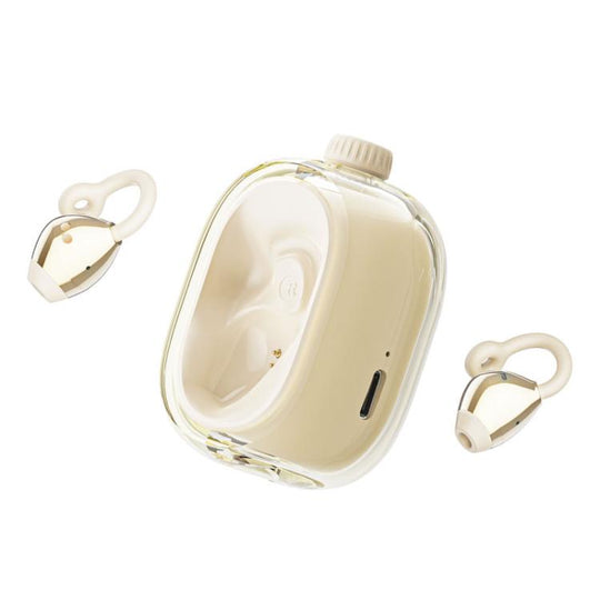 150 Languages AI Translation Wireless Clip Ear Bluetooth Earphone(Skin Color)