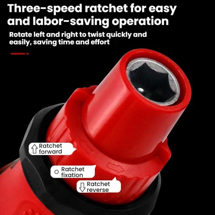 34 in 1 Manual Rubber-Coated Ratchet Screwdriver Repair Tool Set - Screwdriver Set by buy2fix | Online Shopping UK | buy2fix