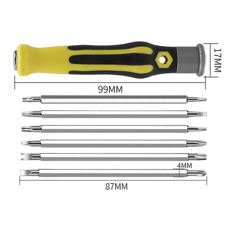 10pcs Household Special-shaped Multi-function Disassembly Repair Screwdriver(6 in 1 Bagged) - Screwdriver Set by buy2fix | Online Shopping UK | buy2fix