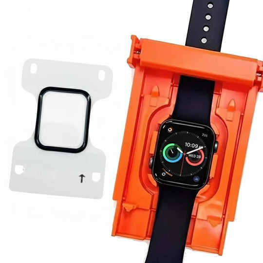 For Apple Watch Series 10/11 46mm Screen Composite Soft Film Upgraded Auto-Align Installation Kit(Orange)