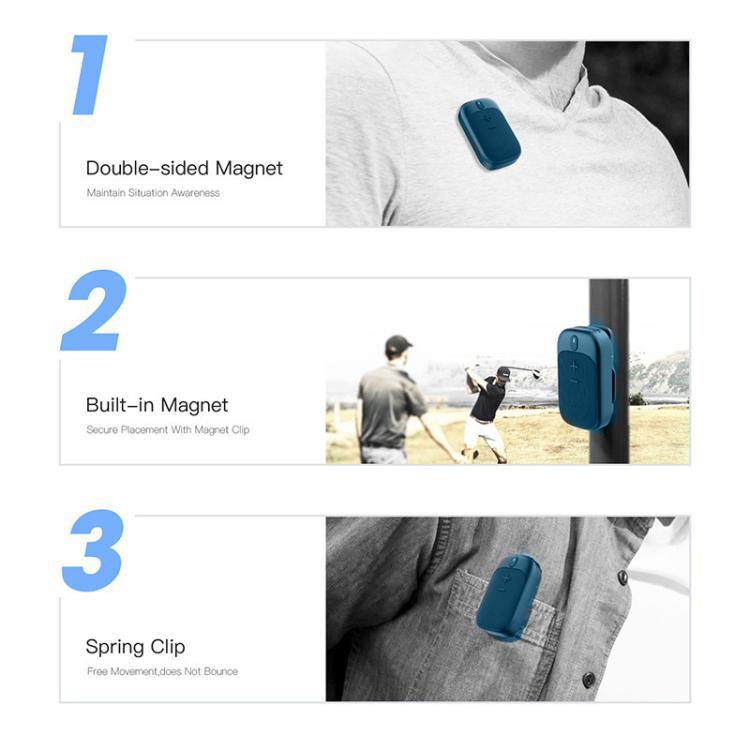 Wearable Wireless Bluetooth Speaker Portable Outdoor Running Mini Speaker(Beige) - Mini Speaker by buy2fix | Online Shopping UK | buy2fix