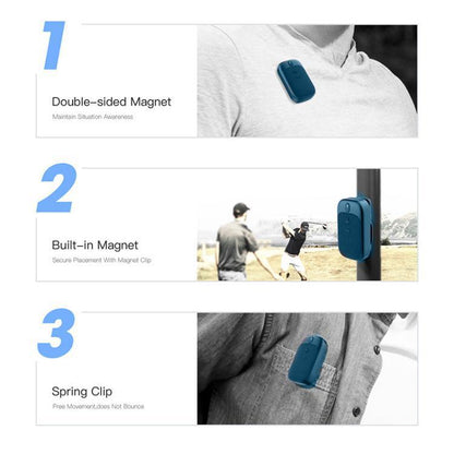 Wearable Wireless Bluetooth Speaker Portable Outdoor Running Mini Speaker(Beige) - Mini Speaker by buy2fix | Online Shopping UK | buy2fix