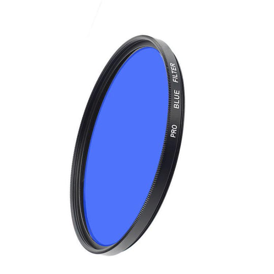 JSR DSLR Camera Round Color Filter Camera Digital Filters, Size: 52mm(Blue)