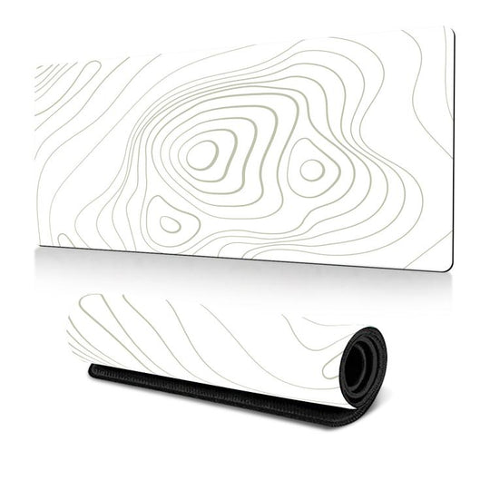 Abstract Line Texture Mouse Pad Non-Slip Desk Mat For Office, Gaming, Size: 400x900x2mm(No. 36)