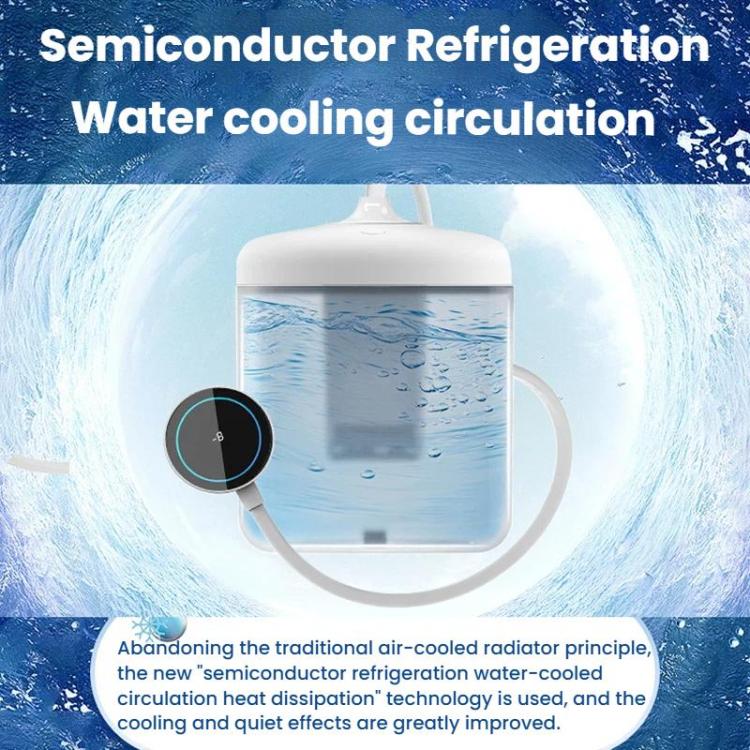 S4 Magnetic Suction / Back Clip Semiconductor Cooling Mobile Phone Digital Display Radiator(White) - Cooling Fan Radiator by buy2fix | Online Shopping UK | buy2fix