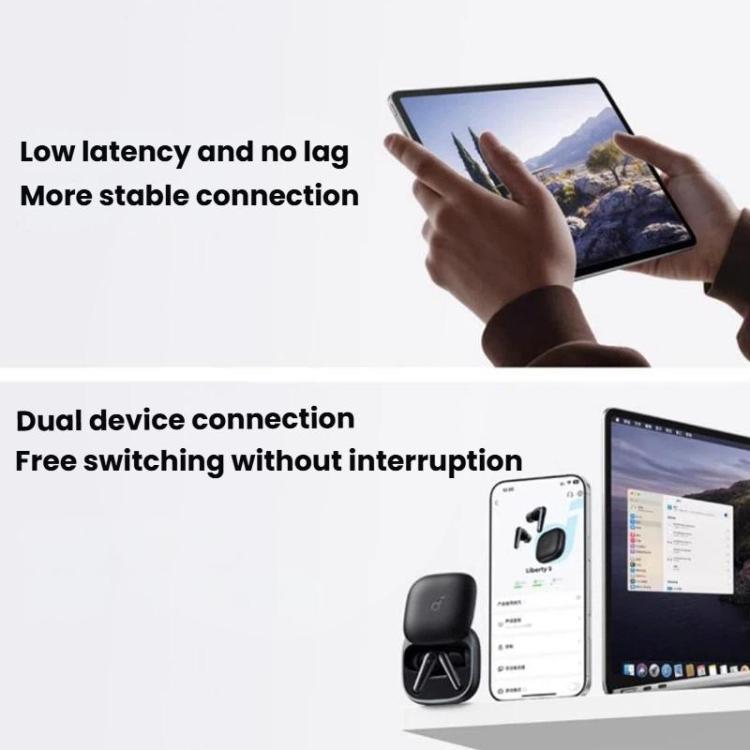 ANKER SoundCore Liberty 5 Active Noise Reduction Bluetooth Wireless Earphones(Black) - Bluetooth Earphone by ANKER | Online Shopping UK | buy2fix