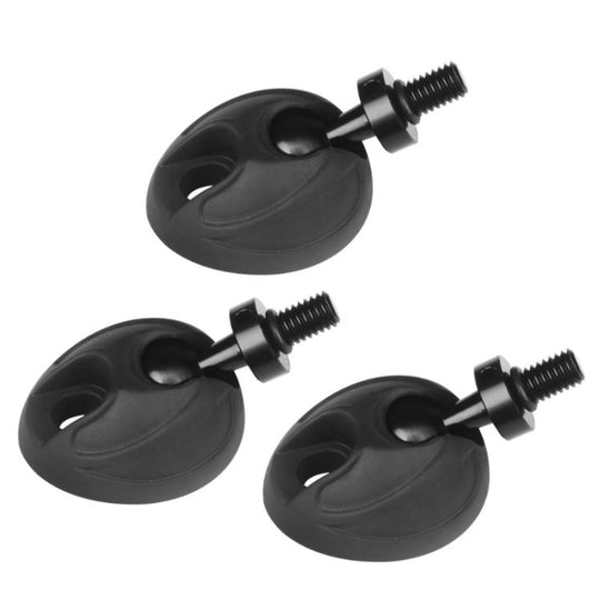 BEXIN GSF60 3pcs Tripod Non-slip Foot Pad SLR Camera Universal 3/8 inch Screw Monopod Base