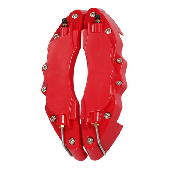2pcs /Set Car High-Temperature Resistant Brake Caliper Cover Kit, Color: L Red