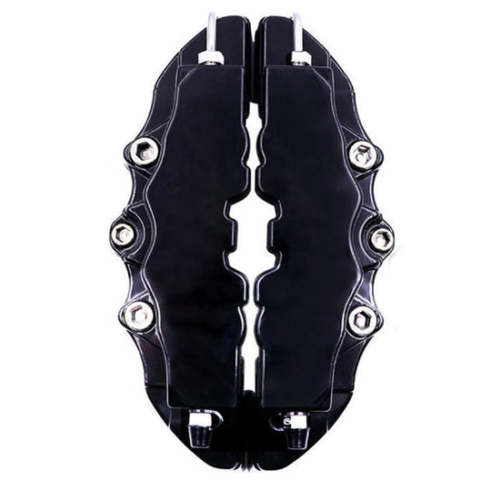 2pcs /Set Car High-Temperature Resistant Brake Caliper Cover Kit, Color: L Black