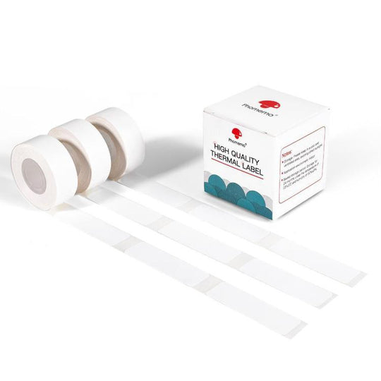 Phomemo 12mmx50mm-130pcs White Thermal Self-Adhesive Labels For D30 Printer