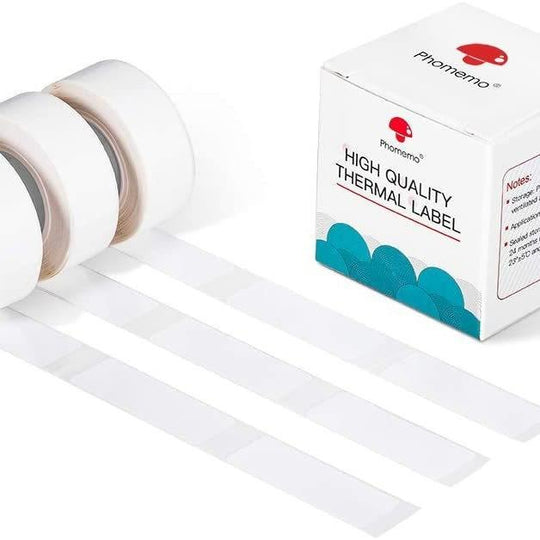 Phomemo 15mmx40mm-160pcs White Thermal Self-Adhesive Labels For D30 Printer