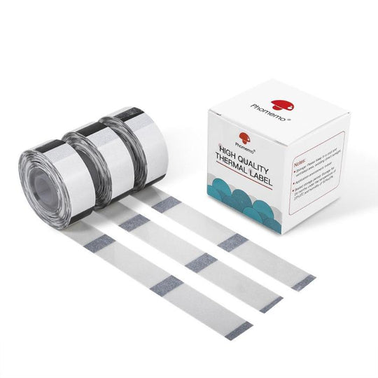 Phomemo 14mmx40mm-160pcs Silver Thermal Self-Adhesive Labels For D30 Printer