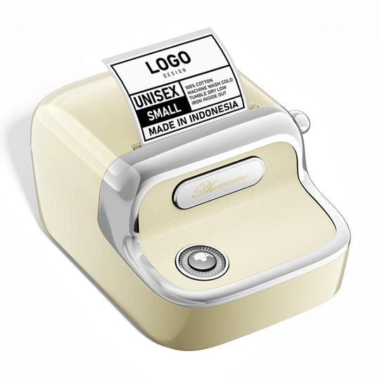 Phomemo M150 Bluetooth Thermal Printer Rechargeable Inkless Barcode Label Maker(Cream)