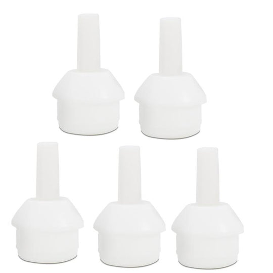 5pcs /Pack High-Temperature Resistant Nylon Desoldering Nozzle 17mm Heatproof Solder Suction Tip(White)