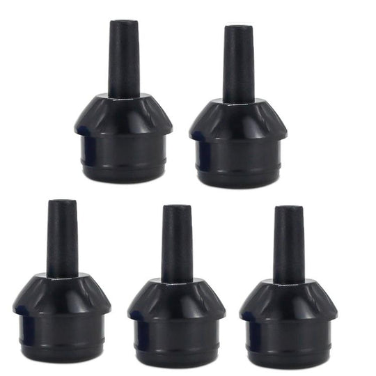 5pcs /Pack High-Temperature Resistant Nylon Desoldering Nozzle 17mm Heatproof Solder Suction Tip(Black)