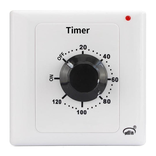 120min 15A Countdown Timer Switch Socket With Power Indicator & Normally Open Function