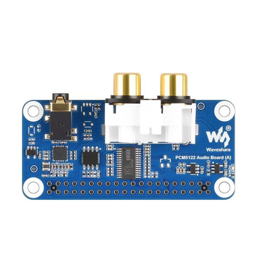 WAVESHARE PCM5122 For Raspberry Pi HIFI I2S DAC Audio Sound Card 40 Pin GPIO Interface Stereo Encoding Decoding