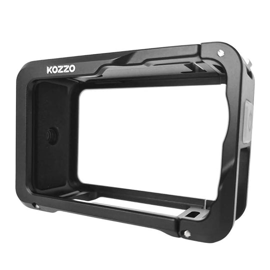 For DJI Osmo Action 6 kozzo DJ101 Metal Rabbit Cage Sports Camera Dual Opening Aluminum Alloy Expanding Protective Bezel