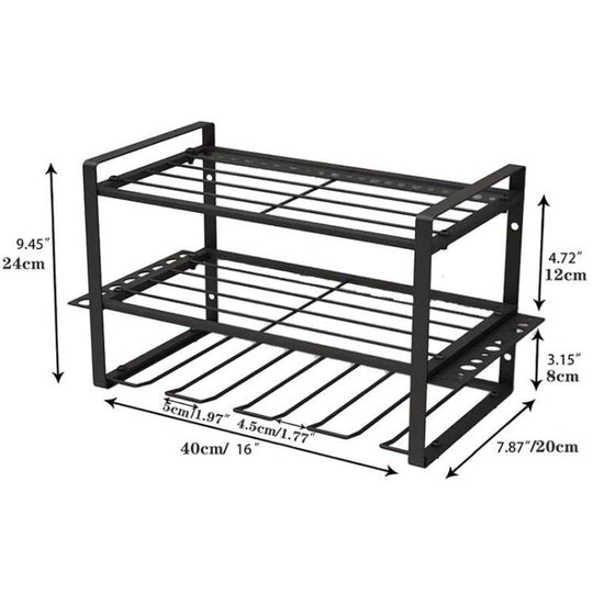 Power Tool Storage Rack Wall-Mounted Hardware Tool Rack, Spec: 3 Layers