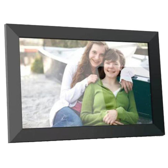 10.1 inch WiFi Touch Digital Photo Frame Landscape/Portrait Standing Photo Transfer Smart Display(Black)