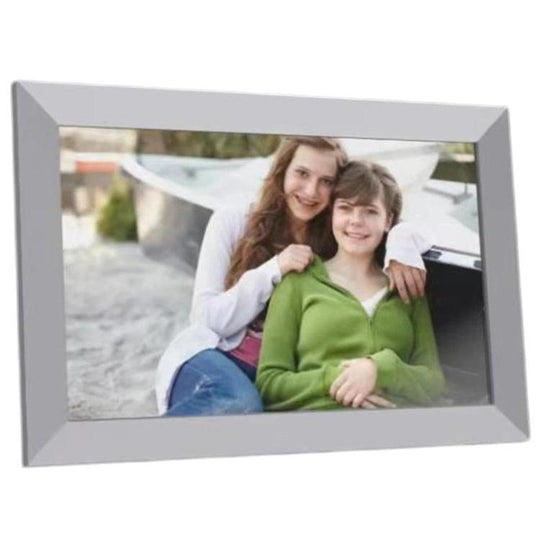 10.1 inch WiFi Touch Digital Photo Frame Landscape/Portrait Standing Photo Transfer Smart Display(White)