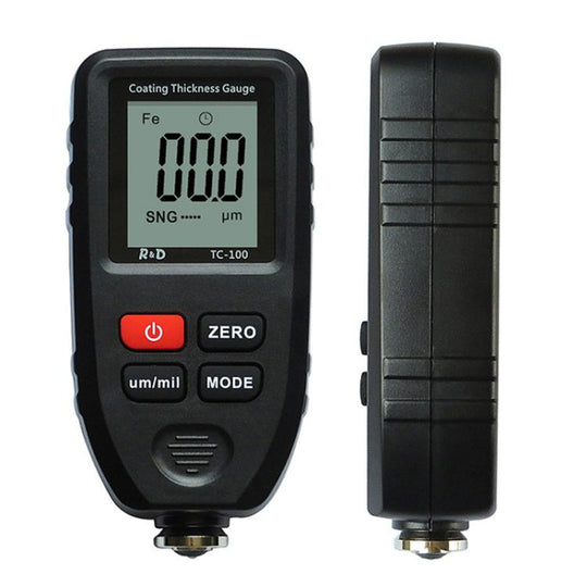 R&D INSTRUMENTS TC-100 High-Precision Coating Thickness Gauge Automotive Paint Film Thickness Tester(Black)