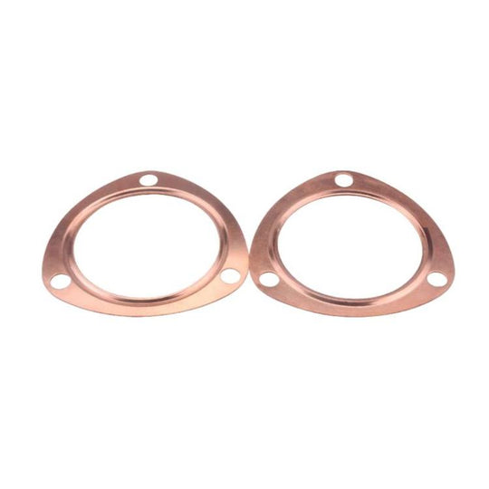 For Chevrolet SBC 302 / 305 2pcs Exhaust Manifold Gasket Copper, Spec: 3.0 inch