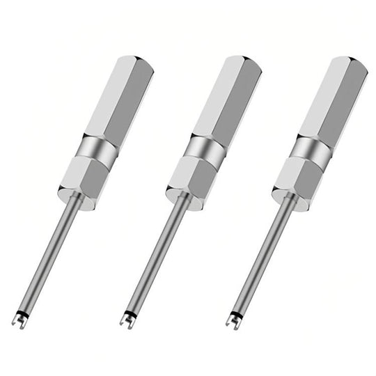 3pcs Magnetic Valve Core Installation Removal Wrench Screwdriver(Aluminum Alloy)