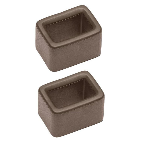 2pcs Universal Car Seat Belt Buckle Holder Seat Belt Bracket(Brown)