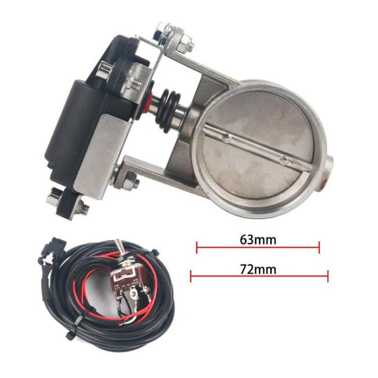 Electrically Controlled Exhaust Valve For Cars & Motorcycles Automotive Modified Valve Body, Spec: 2.5 inch 63mm