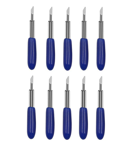 10pcs For Roland Engraving Cutter Engraving Machine Accessories Consumables Engraving Machine Cutter(60 Degrees Blue)