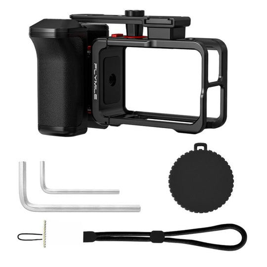 For DJI Osmo Action 4 / 3 / 5 Pro Flymile Adapter Extended Rabbit Cage Accessory, Specification: Set Plastic Version
