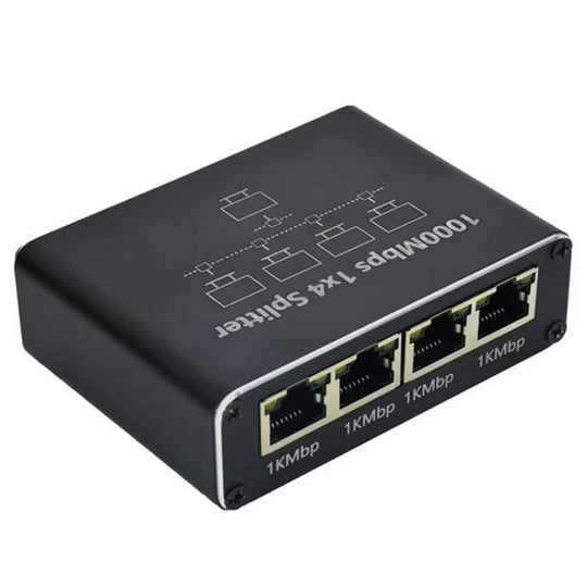 RJ45 Gigabit Network Splitter 1 To 4 Ethernet Cable Splitter