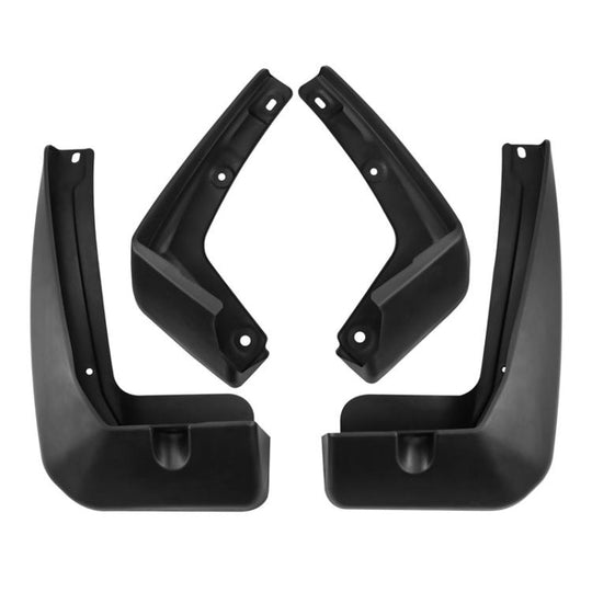 For Homda Fit Jazz 2018-2020 4pcs Car Soft Mud Flaps(Black)