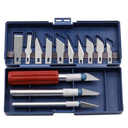 13pcs /Box Metal Engraving Knife Set Model Paper Engraving Cutter
