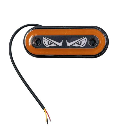 BD-0141 12V/24V Universal High-Brightness Waterproof Strobe Light Truck Cargo Box Light & Side Marker Light(Orange)