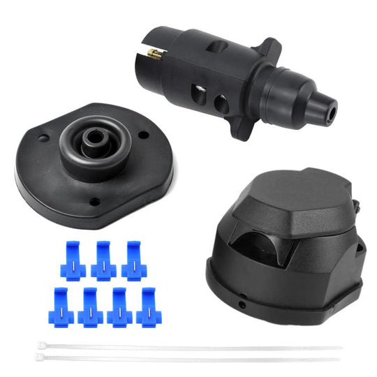 12V European Standard Waterproof Car 7-Pin Nylon Socket Kit(CP-5280)