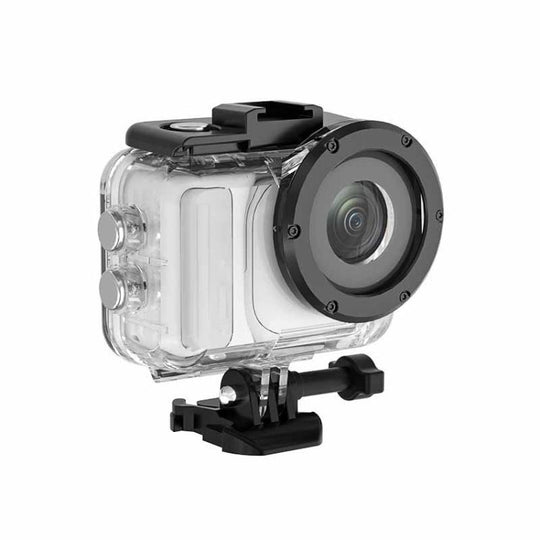 For Insta360 GO Ultra 60m Waterproof Case Kit Dive Housing With Dual Cold Shoe(Transparent)
