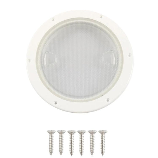 Yacht/Marine Nylon Round Transparent Deck Cover, Diameter: 6 inch With Screws