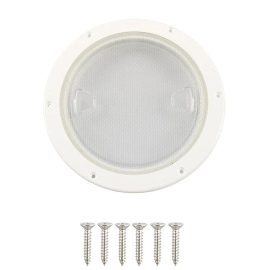 Yacht/Marine Nylon Round Transparent Deck Cover, Diameter: 8 inch With Screws
