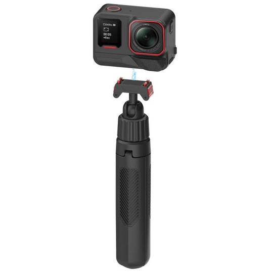 Magnetic Quick-Release Selfie Stick Tripod for Insta360 X5 / Ace Pro 2 / Ace Pro with 360-Degree Rotation(Black)