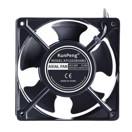 KunPeng 23W 12cm Ball Bearing AC Cooling Fan Industrial Humidifier Fan, Spec: 110V