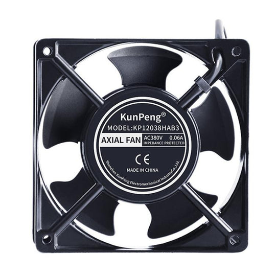 KunPeng 23W 12cm Ball Bearing AC Cooling Fan Industrial Humidifier Fan, Spec: 380V
