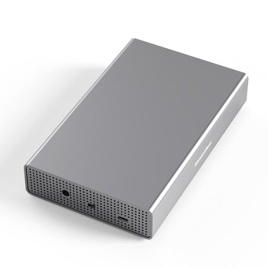 Blueendless U35K 3.5/2.5 inch Hard Drive Enclosure All-Metal USB 3.0 / Type-C High-Speed SATA Portable Hard Drive Enclosure US Plug