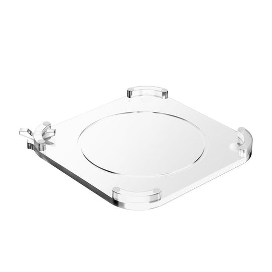 For Mac Mini M4/M4 Pro Acrylic Anti-Slip Desktop Stand Holder Secure Base(Transparent)